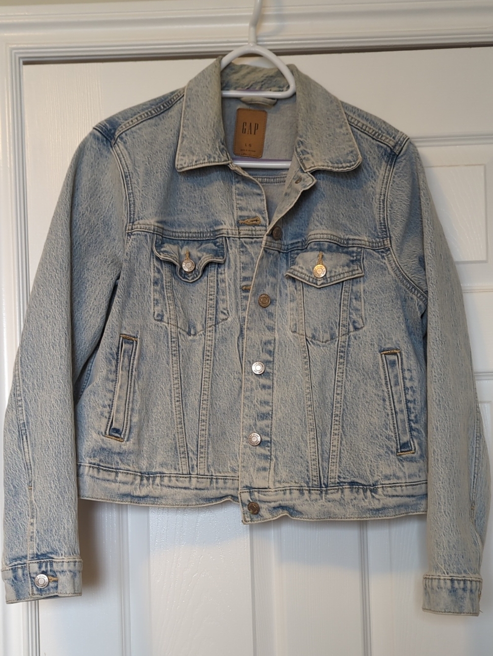 GAP Faded Light Blue Denim Jacket